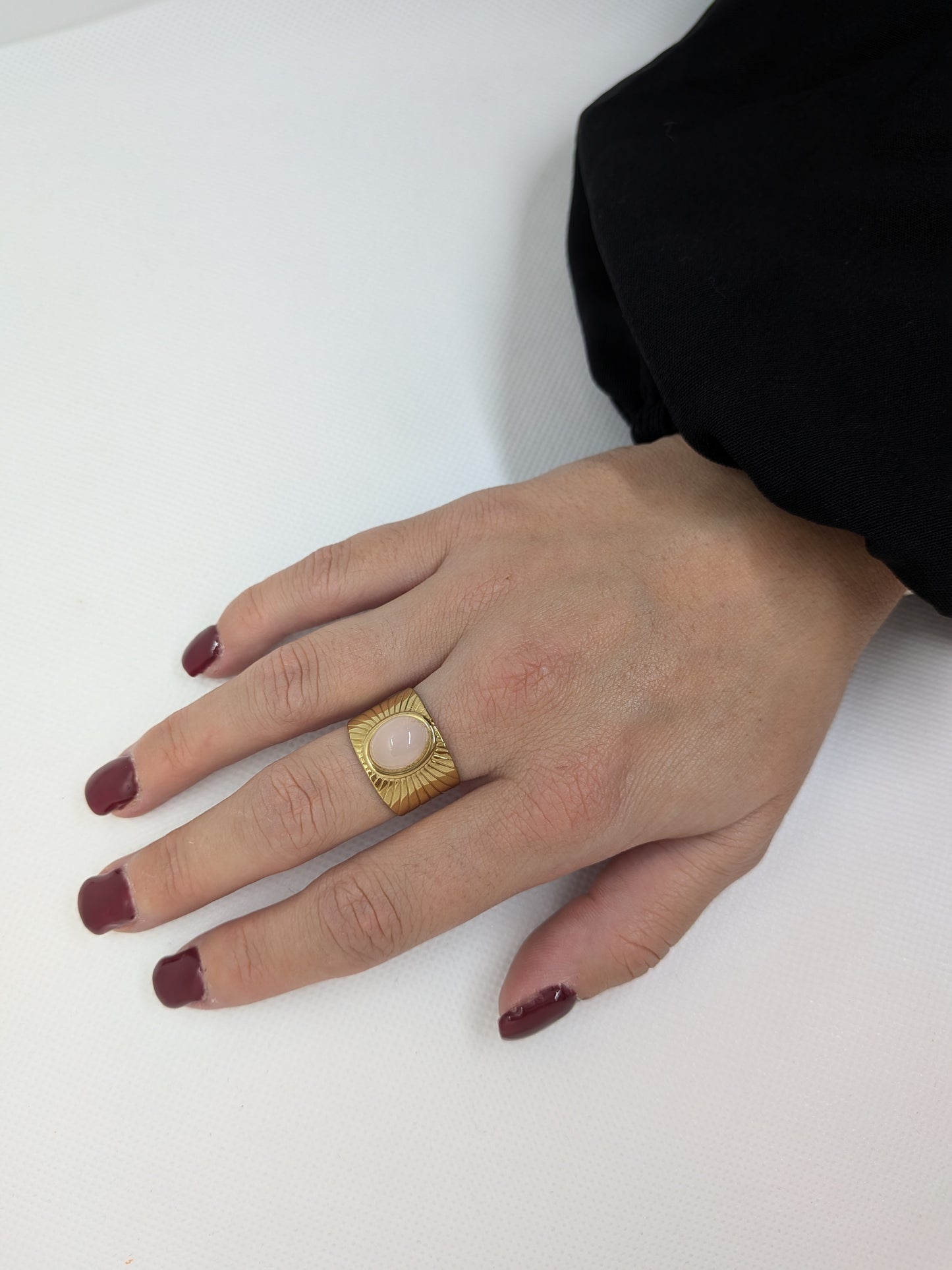 Bague Poussière d'Étoiles Blanche