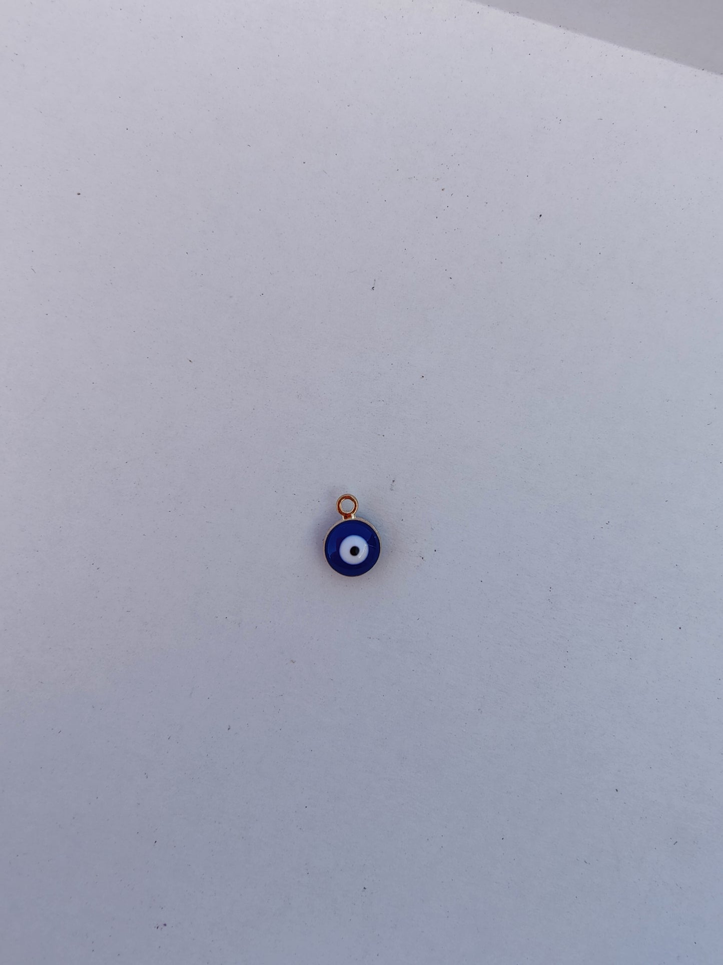 Charm œil de Lucie multicolore en acier inoxydable, élégant et résistant à l'eau.