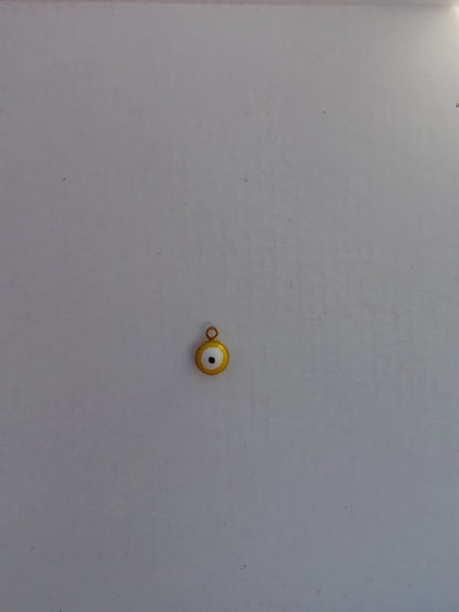 Charm Œil de Lucie multicolore en acier inoxydable pour bijoux personnalisés et élégants.