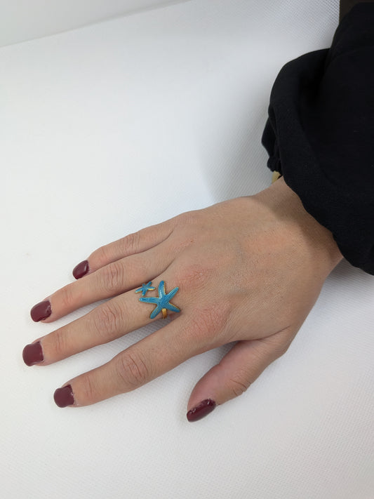 Bague Astra Bleue