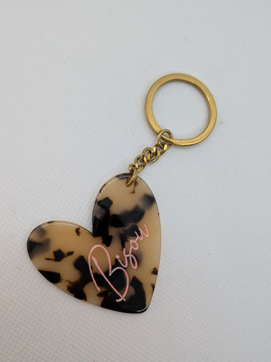 Porte clé "Bisous"