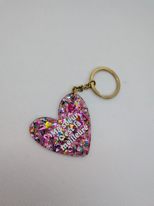 Porte clé "Ma sœur c'est la meilleure"