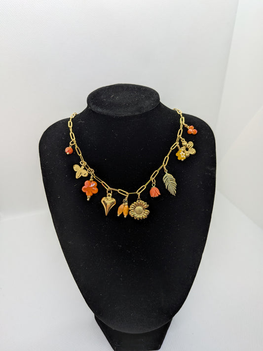 Collier Mer orange