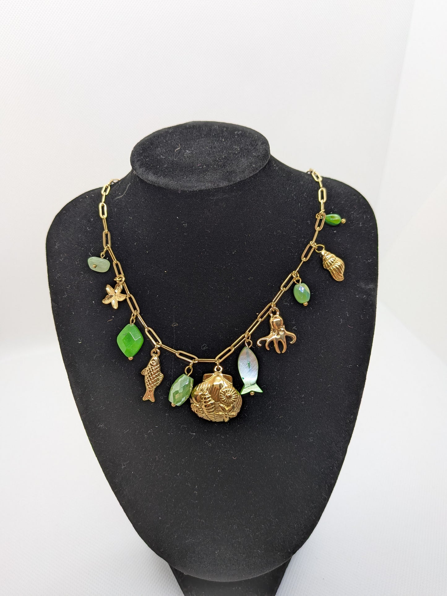 Collier Mer vert